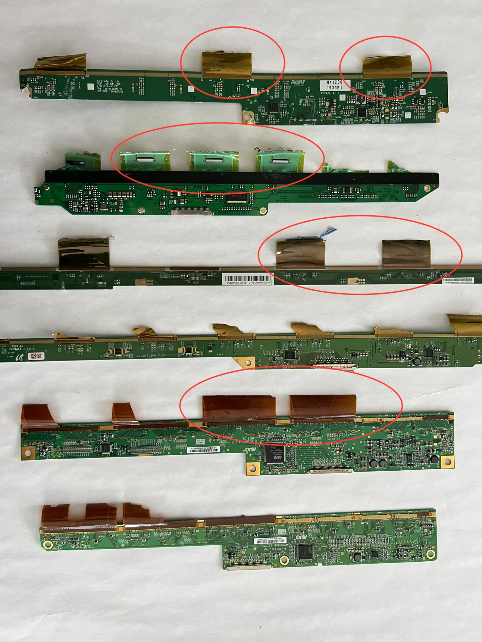 Płyty paski lcd MIX